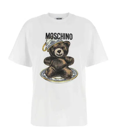 Moschino Short Sleeve T-shirt In White