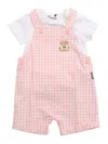 Moschino Short Sleeved Blouse+jumpsuit In White