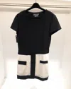 Moschino Short-sleeved Dress In Black