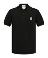 Moschino Short-sleeved Polo Shirt In Black