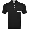 Moschino Short Sleeved Polo T Shirt Black In Black