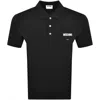Moschino Short Sleeved Polo T Shirt Black In Black