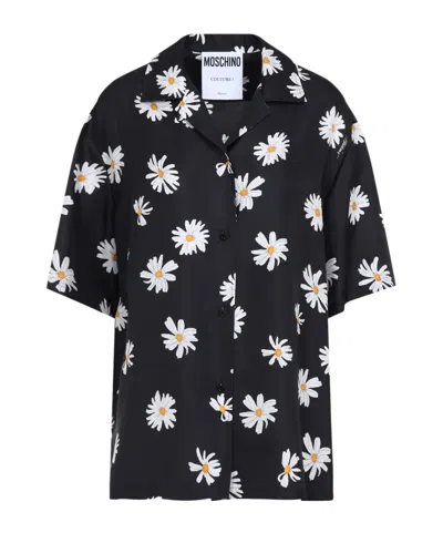 MOSCHINO FLORAL-PRINT SHIRT