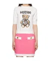 Moschino White Archive Teddy Bear Sweater
