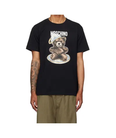 Moschino T-shirt With Print In Black