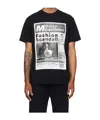 Moschino T-shirt Whit Maxi Print In Black