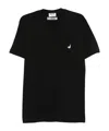 Moschino Duck-embroidered Crewneck T-shirt In Black