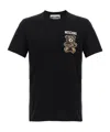 Moschino Short-sleeved T-shirt In Black
