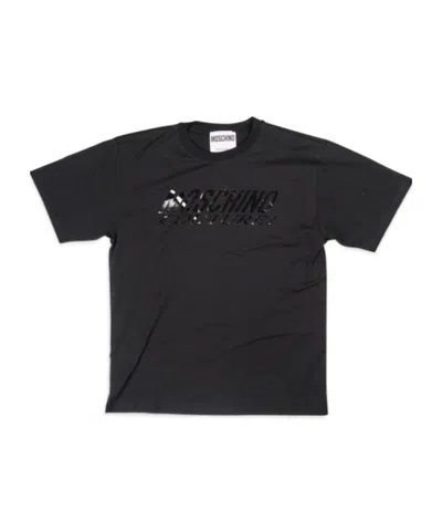 Moschino Short-sleeved T-shirt In Black