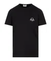Moschino Men T-shirt With Embroidery In Black