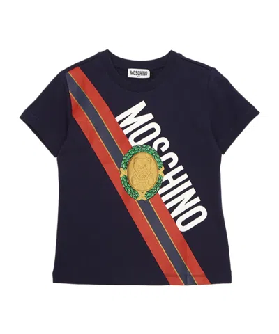 Moschino Short-sleeved T-shirt In Black