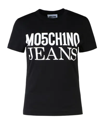 Moschino Short-sleeved T-shirt In Black