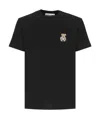 Moschino Teddy Bear Patch T-shirt With In Black