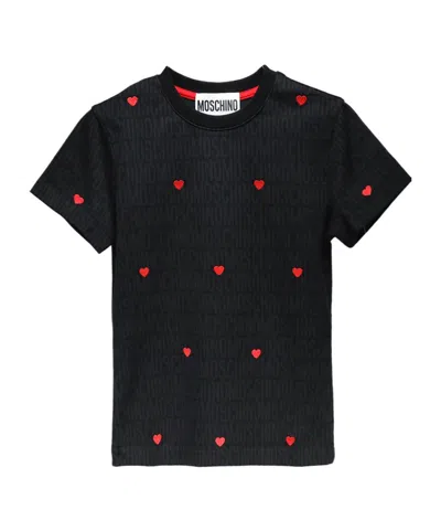 Moschino Short-sleeved T-shirt In Black