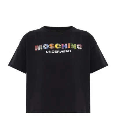 Moschino Short-sleeved T-shirt In Black