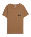 Moschino Short-sleeved T-shirt In Brown