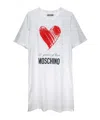 Moschino Short-sleeved T-shirt Dress In White