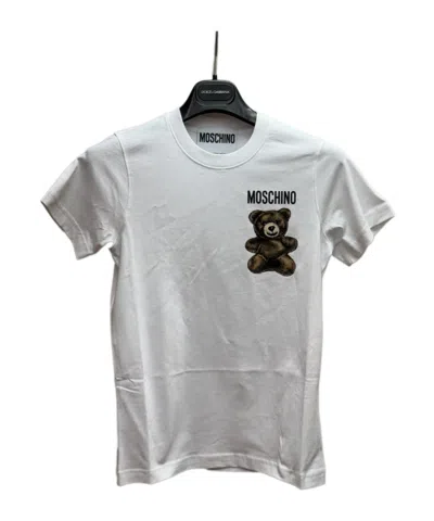 Moschino Short-sleeved T-shirt In Gray
