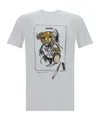 Moschino Teddy Bear Logo T-shirt In Gray