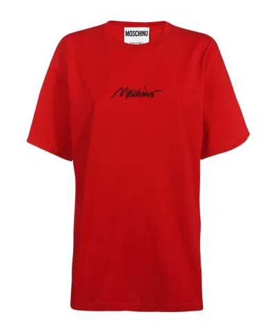 Moschino Short-sleeved T-shirt In Red