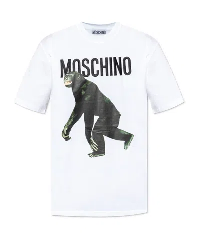 Moschino Short-sleeved T-shirt In White