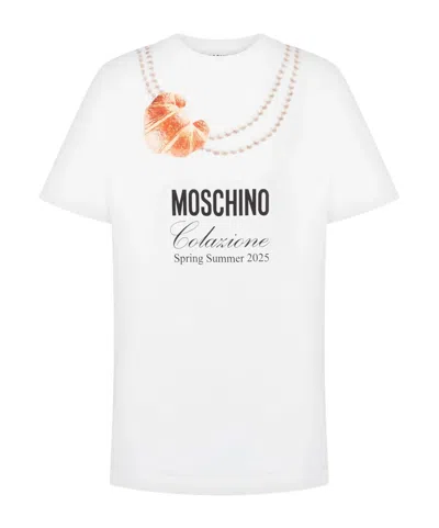 Moschino Short-sleeved T-shirt In White