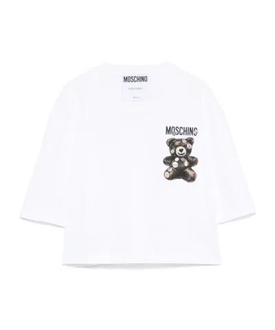 MOSCHINO MOSCHINO TEDDY BEAR CREWNECK T-SHIRT