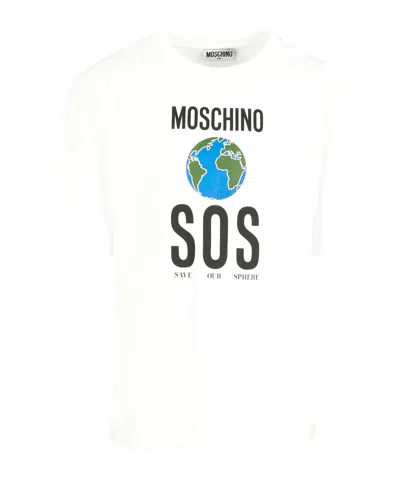 Moschino Short-sleeved T-shirt In White