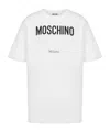 Moschino Classic Cotton T-shirts And Polos Collection In White