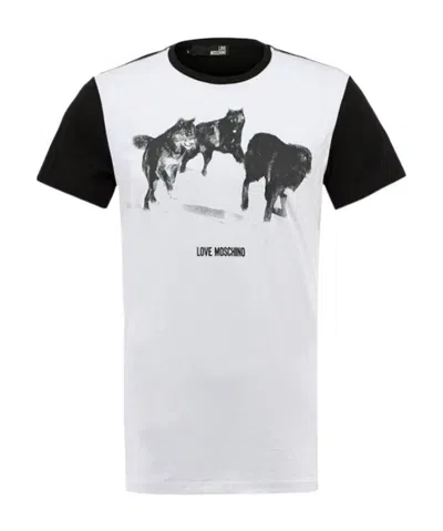 Moschino Short-sleeved T-shirt In White