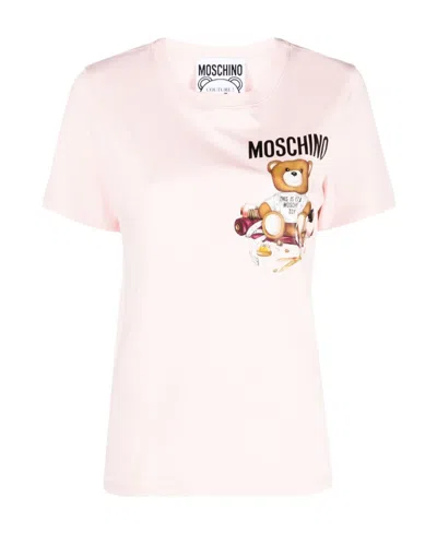 Moschino Short-sleeved T-shirt In White