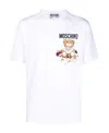 Moschino White Tailor Teddy Bear T-shirt In White