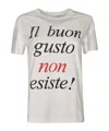Moschino Slogan-printed Crewneck T-shirt In White