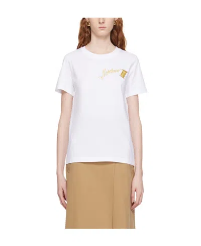 Moschino White Sartorial T-shirt In A1001 F White