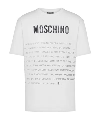 Moschino Short-sleeved T-shirt In White