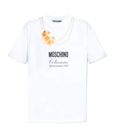 Moschino Short-sleeved T-shirt In White