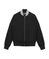 Moschino Short Style Logo Casual Jacket In Black