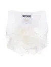 Moschino Vests With Rose. In White