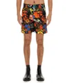 Moschino Bermuda With Floral Pattern