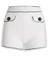 Moschino Cotton Shorts Textured Fabric In A1001