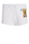 Moschino Bear-print Shorts In V1001