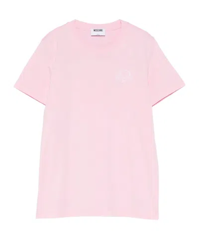 Moschino Short-sleeved T-shirt In Pink