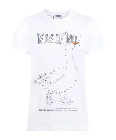 Moschino Short-sleeved T-shirt In White