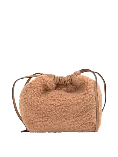 Moschino Shoulder Bag In Beige