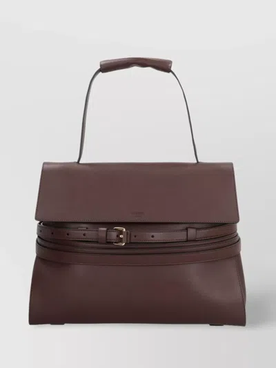 Moschino Shoulder Bag With Adjustable Strap And Buckle Detail