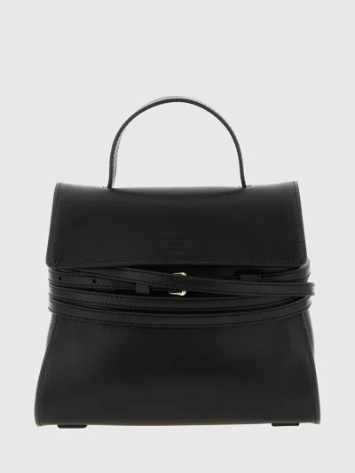MOSCHINO MOSCHINO COUTURE TIE ME LEATHER BAG,I07315002