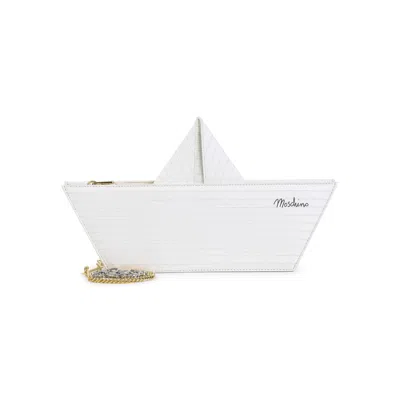 Moschino Shoulder Bags In White