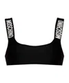 Moschino Logo Tape Scoop In Black