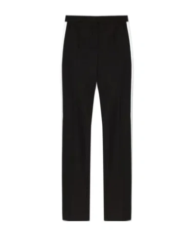 Moschino Side Stripe Detailed Trousers In Black
