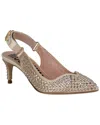 Moschino Crystal Embellished Slingback Pump